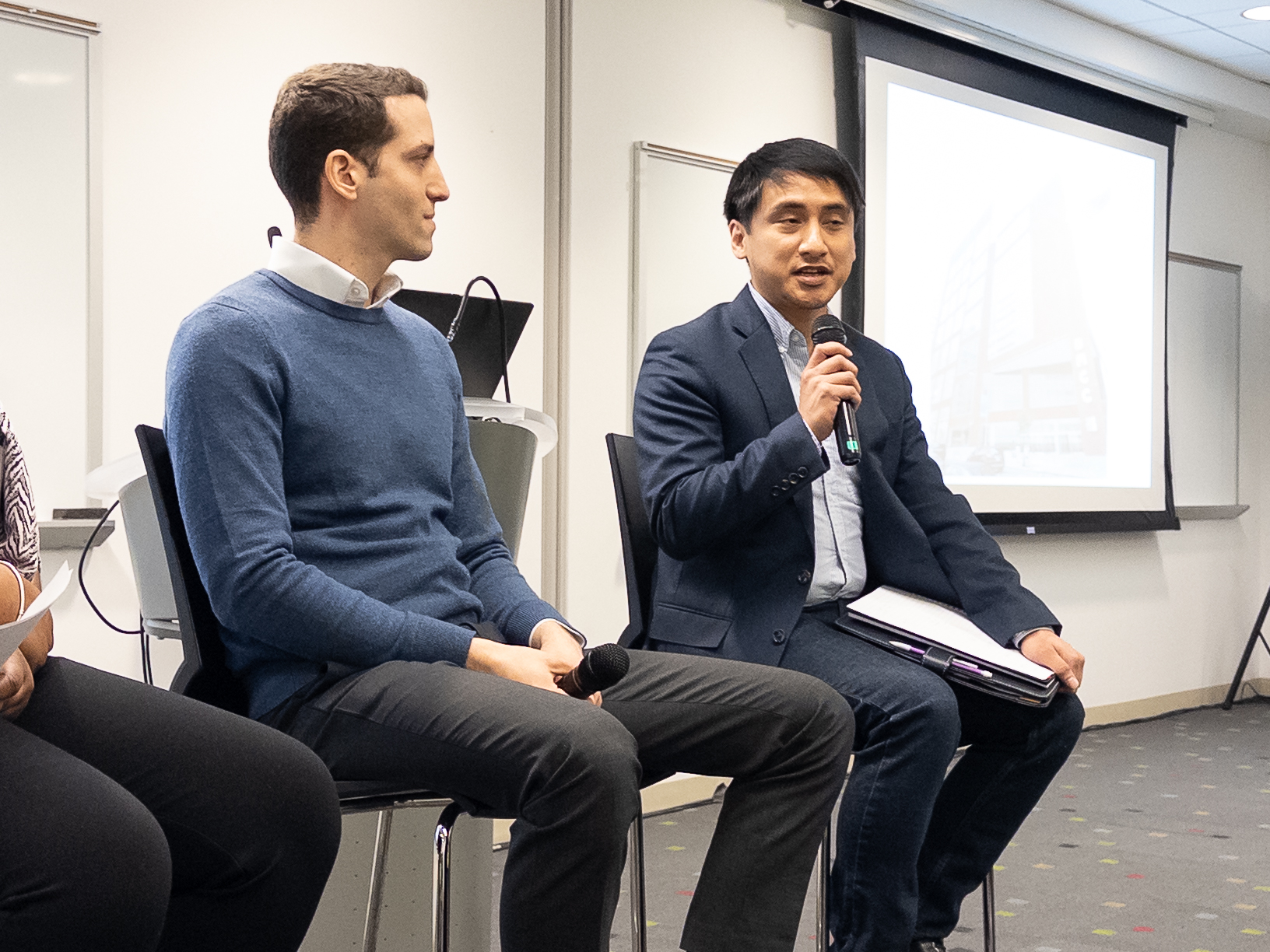 Photos from the Apprenticeship Panel – BMCC/JPMC Apprenticeship Program