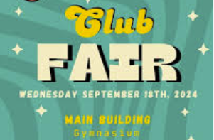 Club Fair on Wednesday 18th!