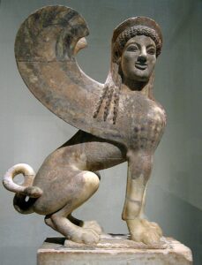 Statue of Ancient Greek Sphinx