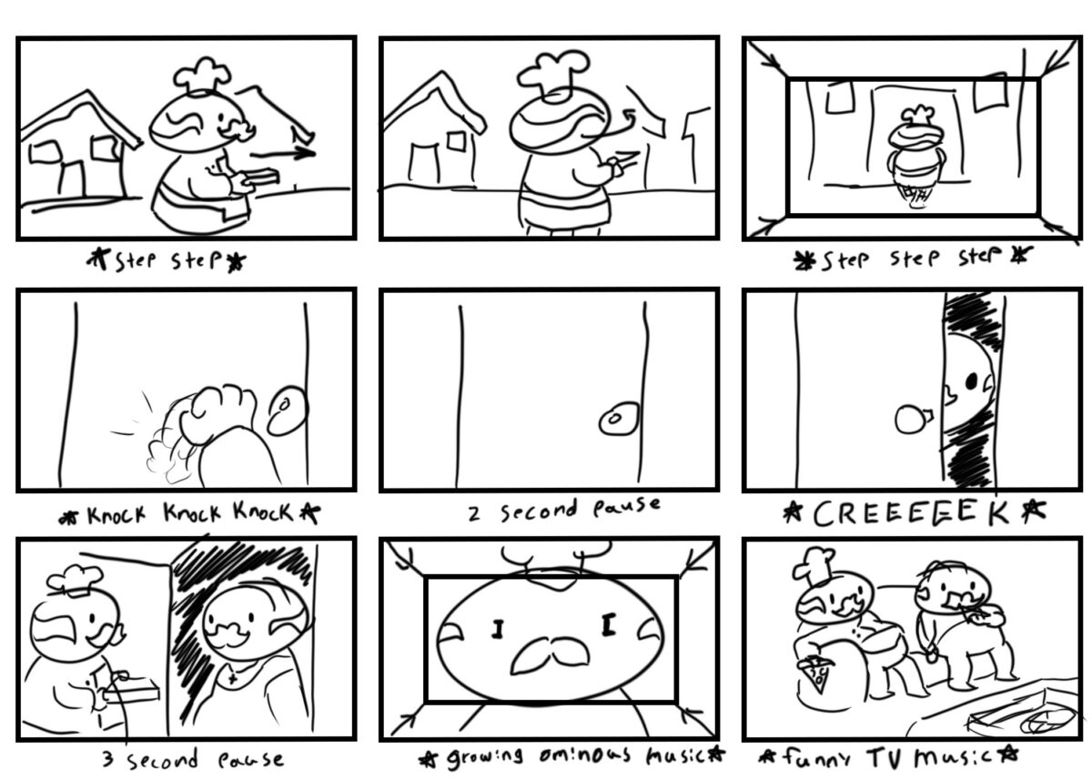 Pizzaman StoryBoard