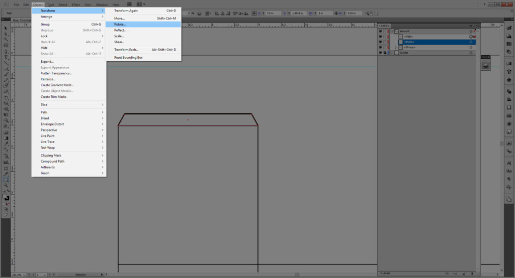 square box template illustrator