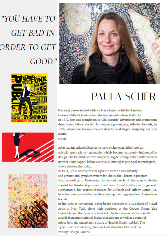 paula scher 3 | Michael williams's Portfolio