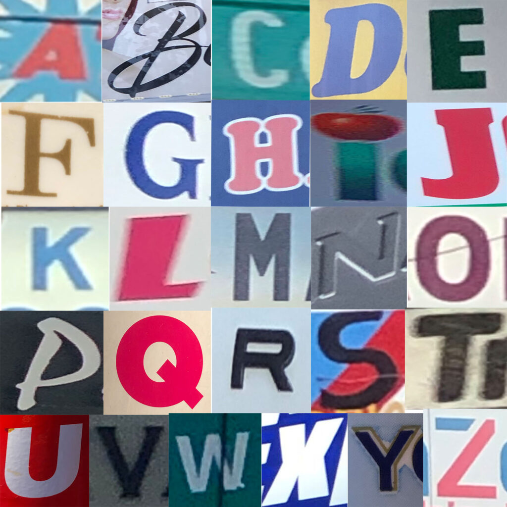 Makenna Topacio Alphabet | Typography & Layout