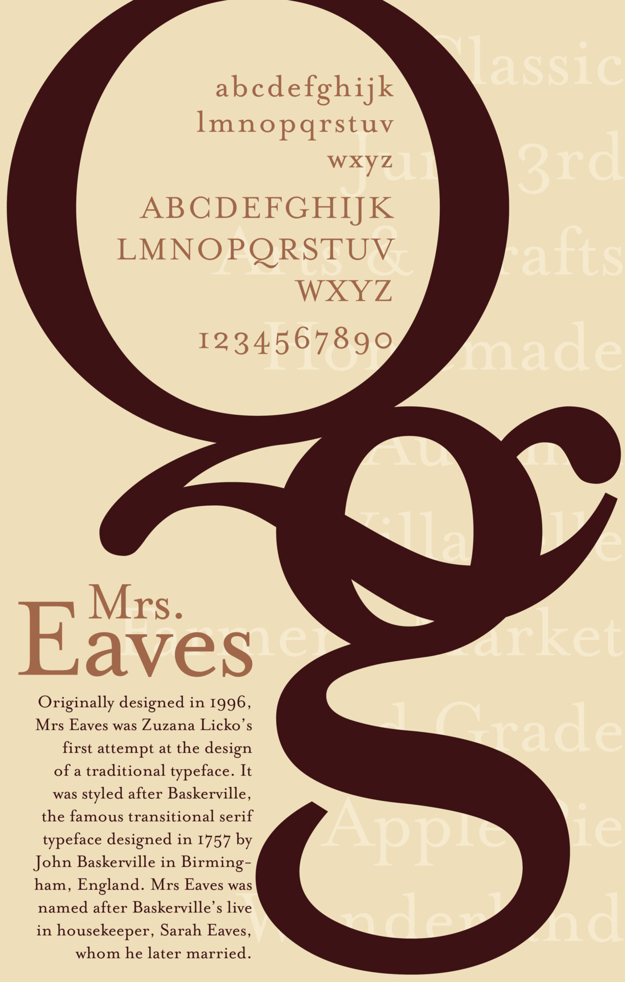 typeface poster