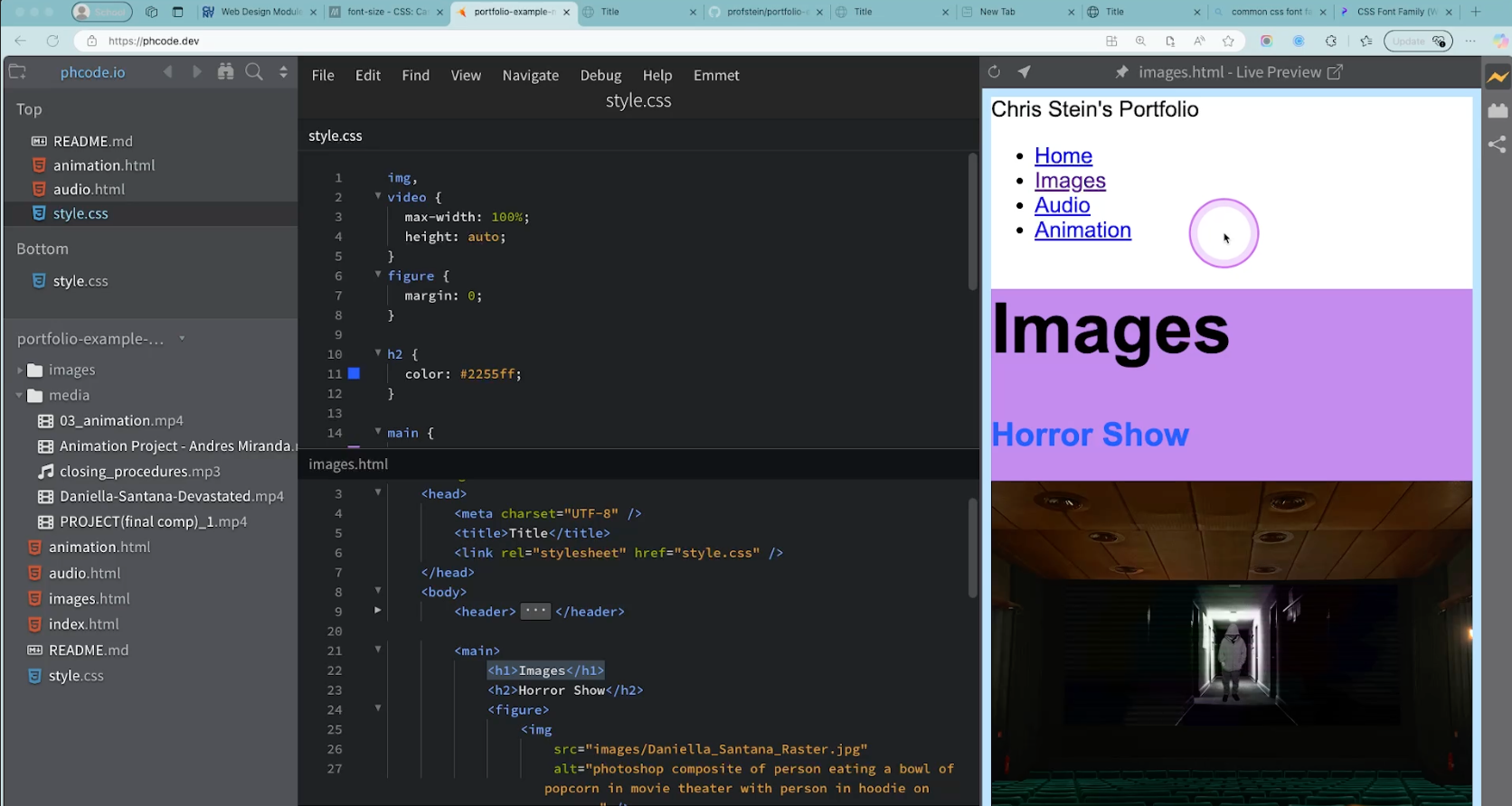 Web Design Video Tutorials