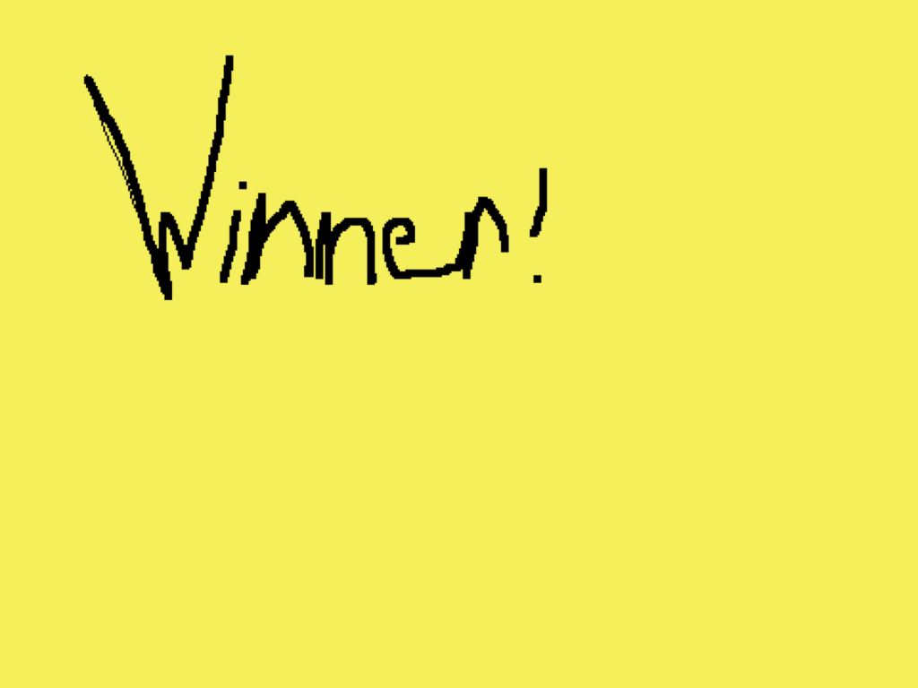 Winner screen