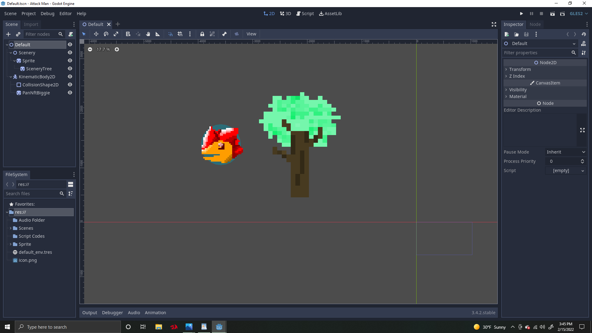 Godot Intro – MMP 270: Introduction to Video Game Design