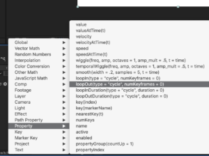 property loopOut