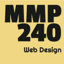 MMP 240 Web Design Info